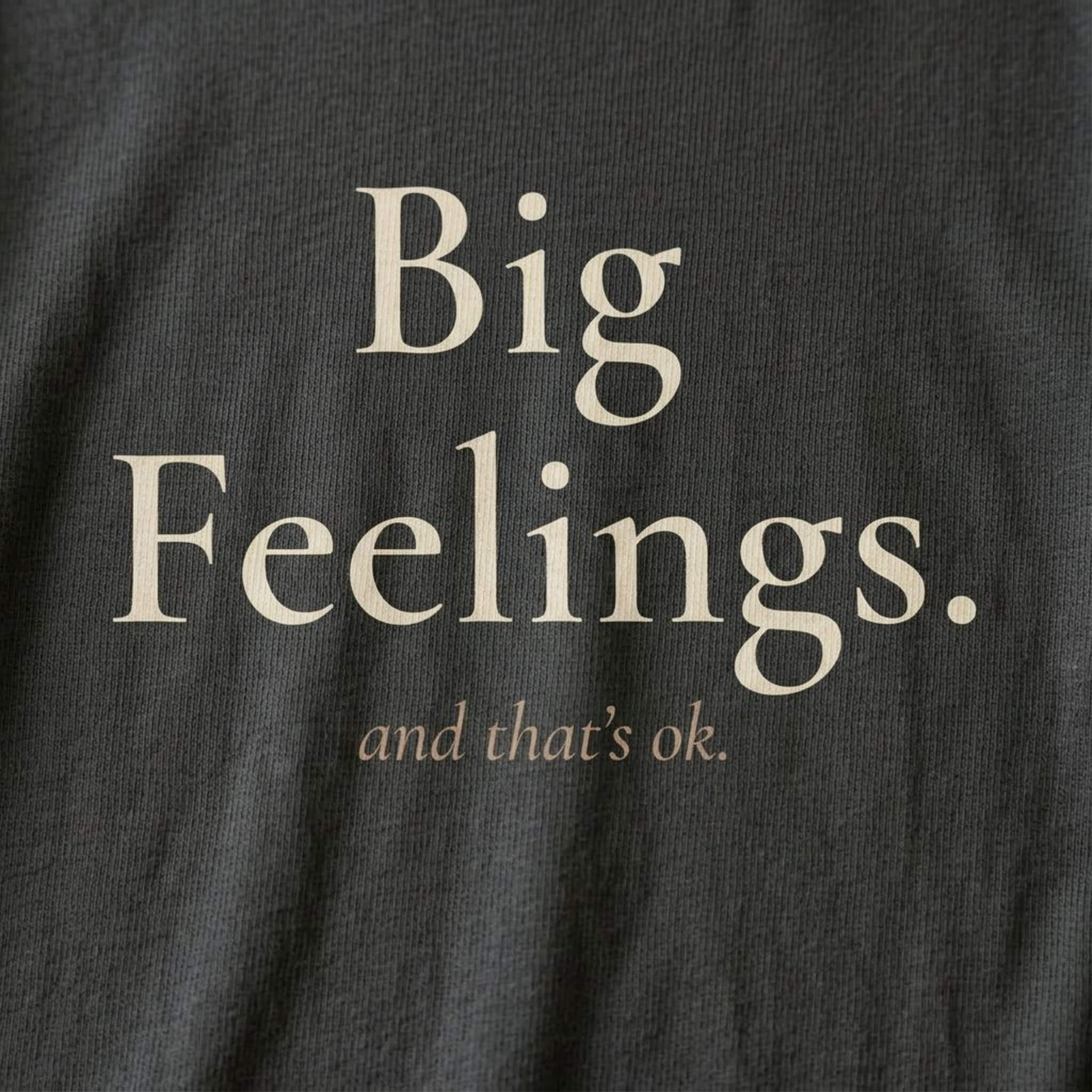 Big Feelings. And That's Ok. Tee | Both & More