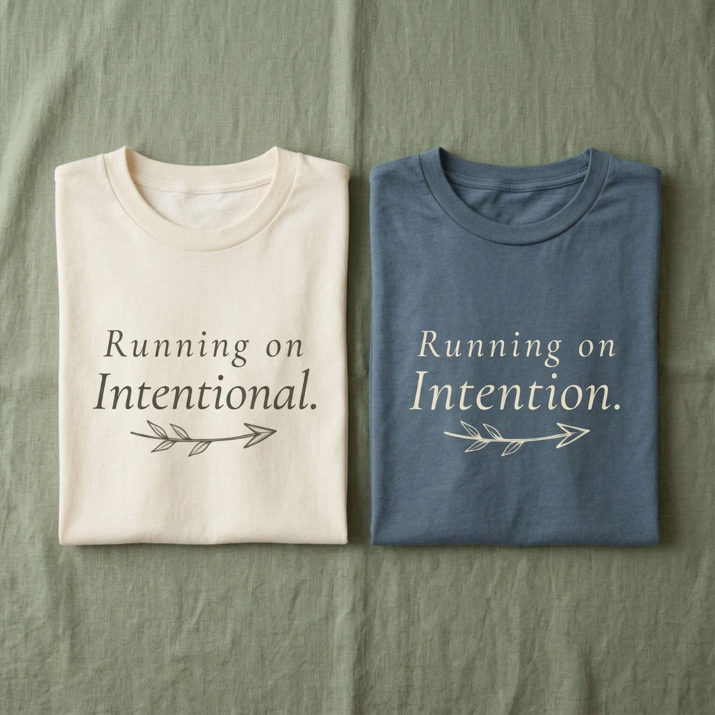 Running on Intention. Tee | Both & More